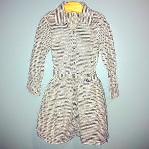 VIGNETTE Polka-dot Shirt Dress Size 5Y